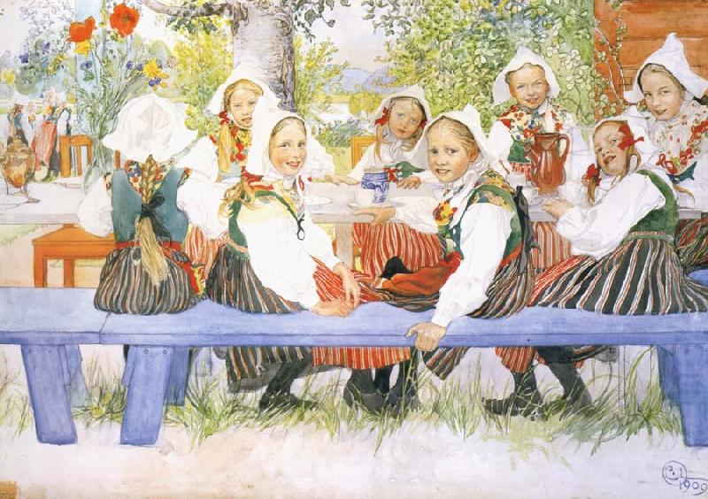 Kersti-s Birthday, Carl Larsson